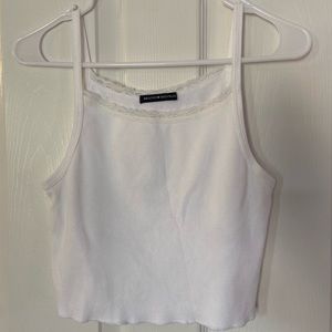 White Brandy Melville Crop-top
